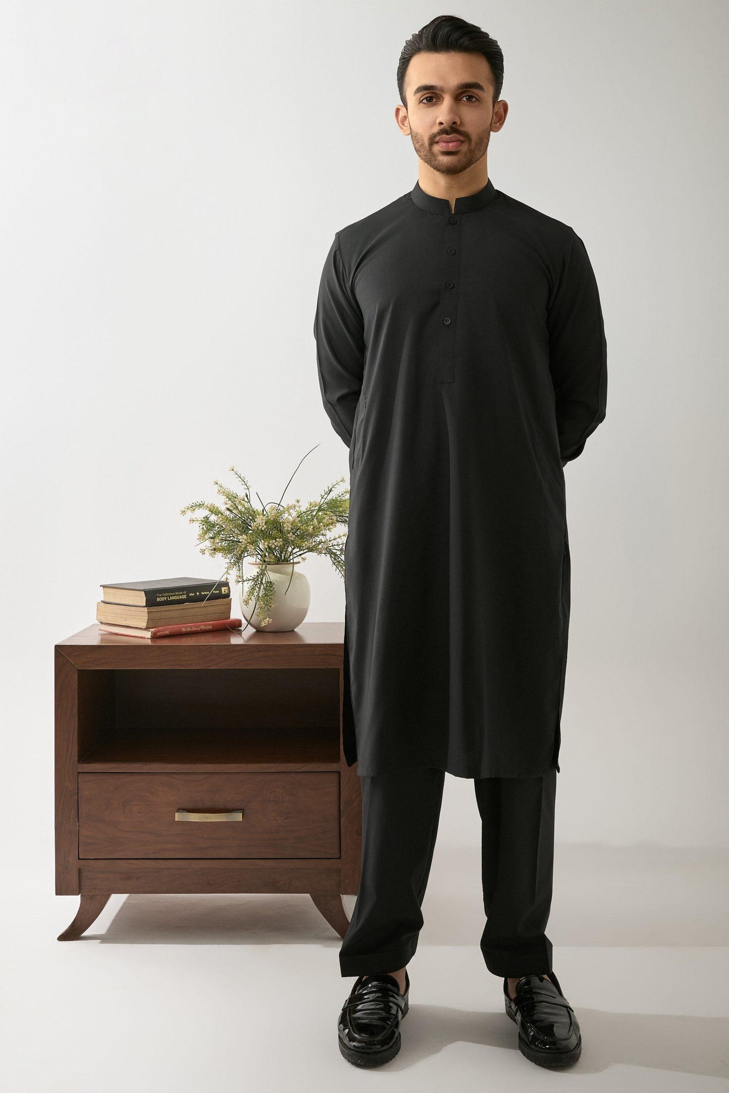 Classic Black Shalwar Kameez
