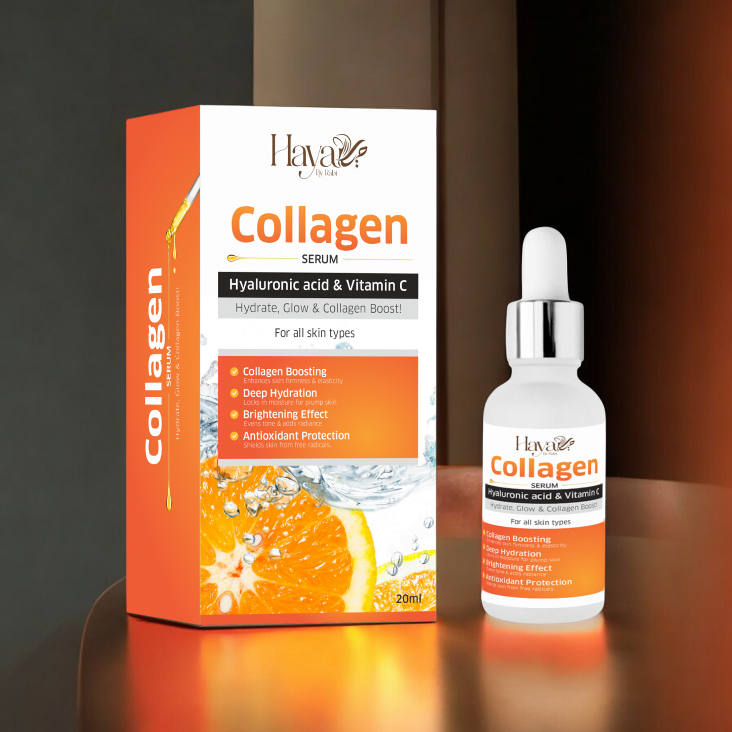 Collagen Serum - Hyaluronic Acid & Vitamin C