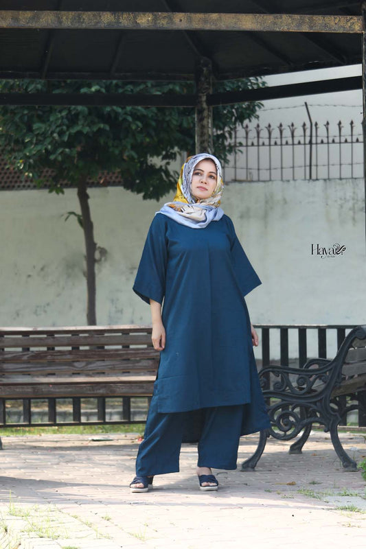 2 Pc Lining Blue Khadar