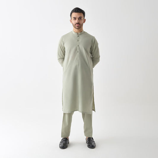 Sage Green Shalwar Kameez Set